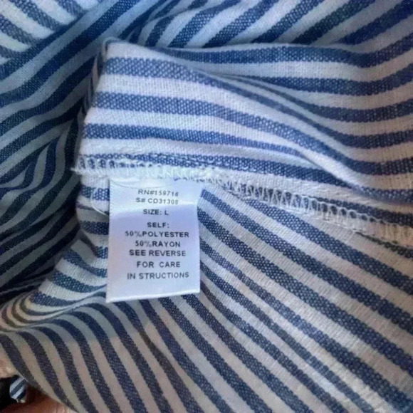 Chrysanthemum Striped Romper - Large - Picture 5 of 9